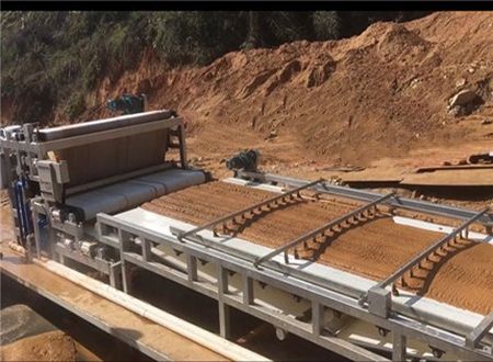 洗砂污泥脫水設備-四川現場